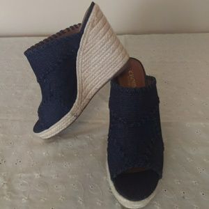 Women's size 6.5 denim wedges